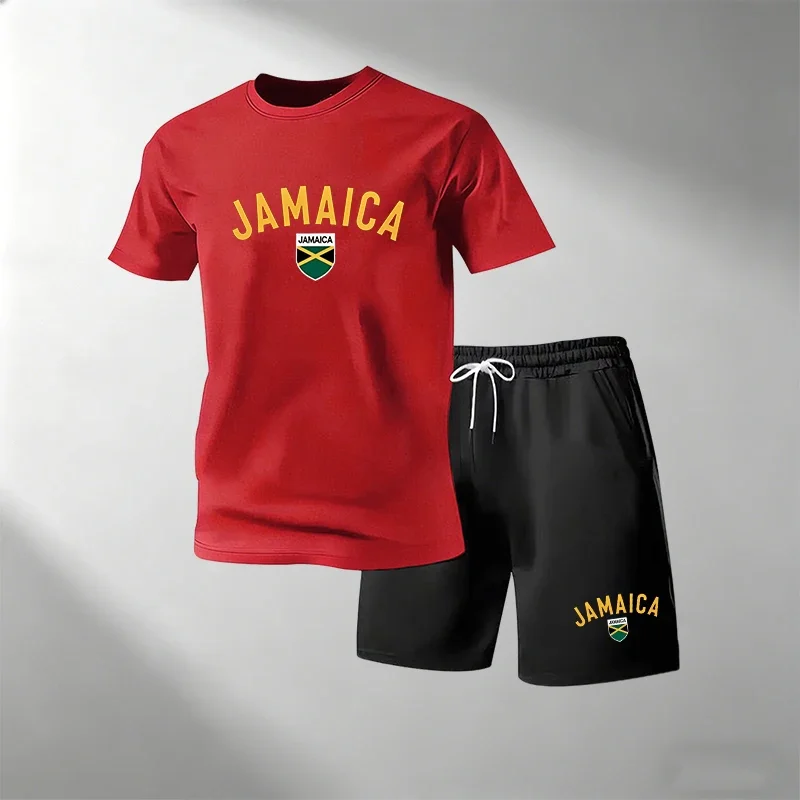 Outdoor Sports Leisure - JAMAICA Summer Casual T-Shirts Sets for
