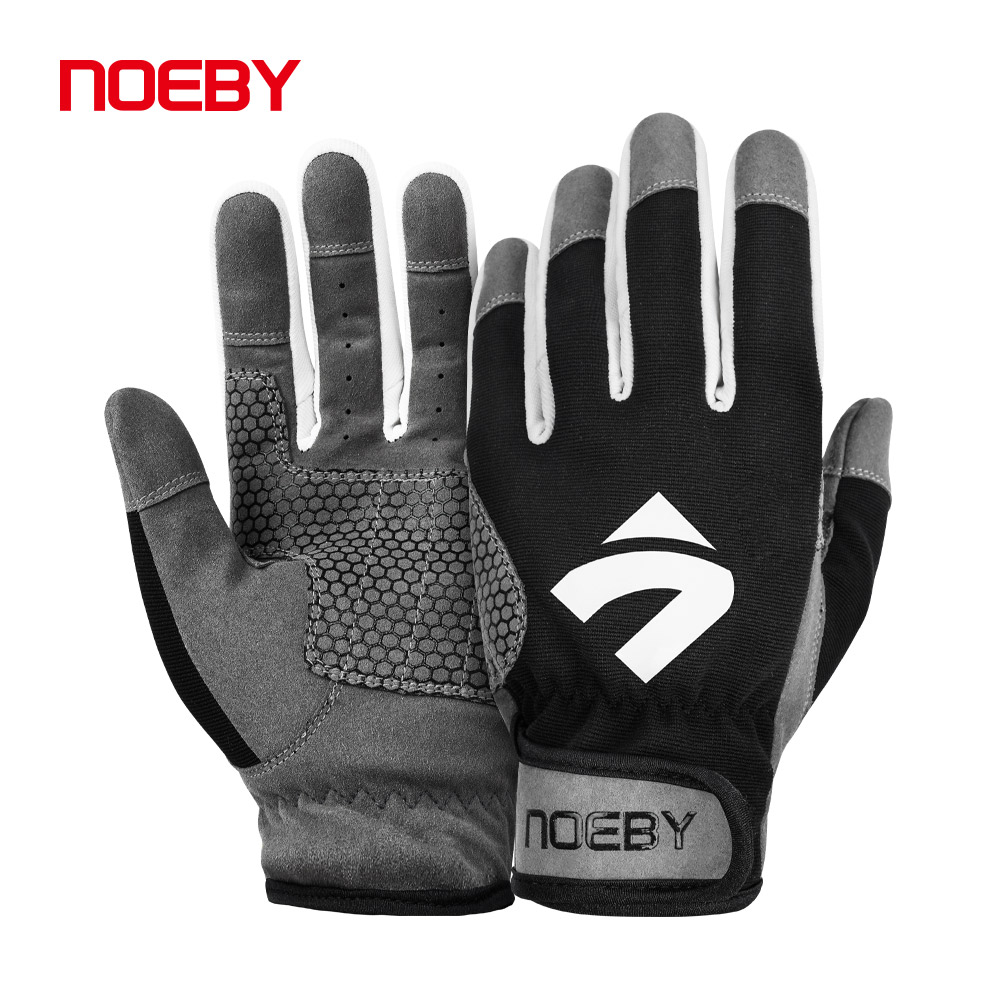 Outdoor Sport Gloves - NOEBY Fishing Gloves Non-slip Full Finger