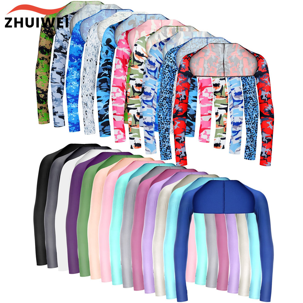 Outdoor Sport Gloves - Ultra-thin Shawl Arm Sleeves Ice Silk