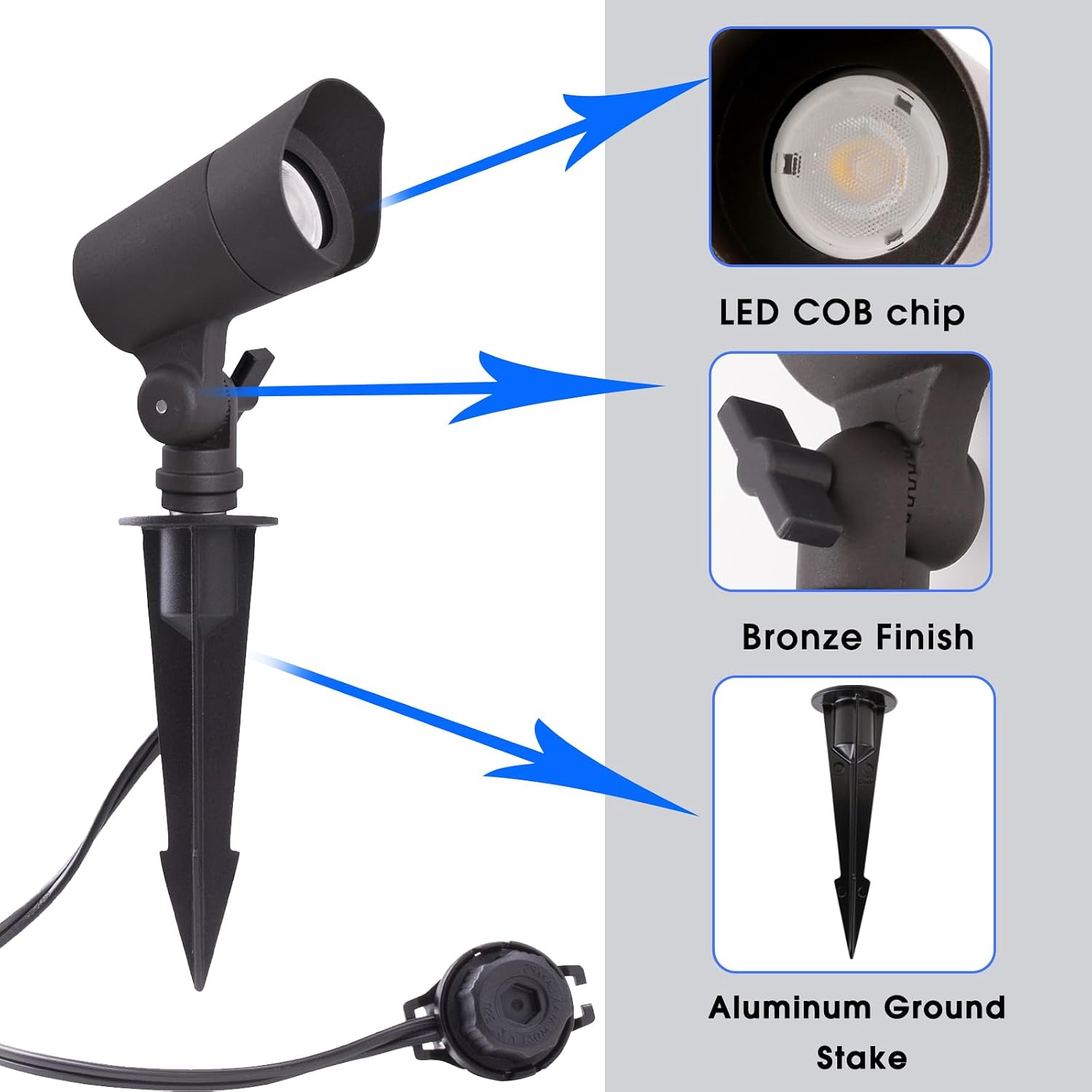Low Voltage 12V LED Landscape  - Outdoor Spotlight review and price