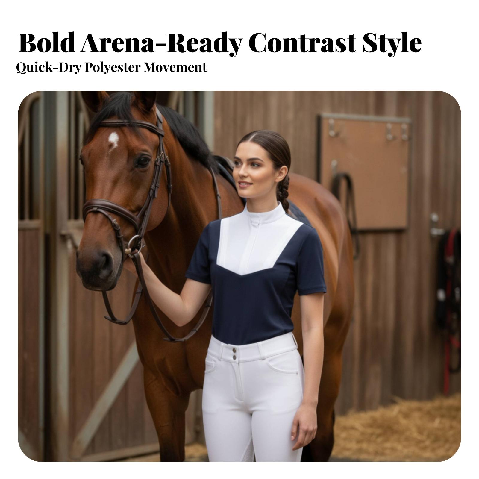 Women Horse Riding T Shirt Ath - Polo Shirt Equestrian review and price