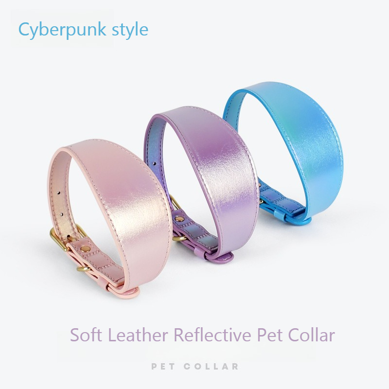 REFLECTIVE LEATHER DOG COLLAR  - Headcollar Rope Set review and price