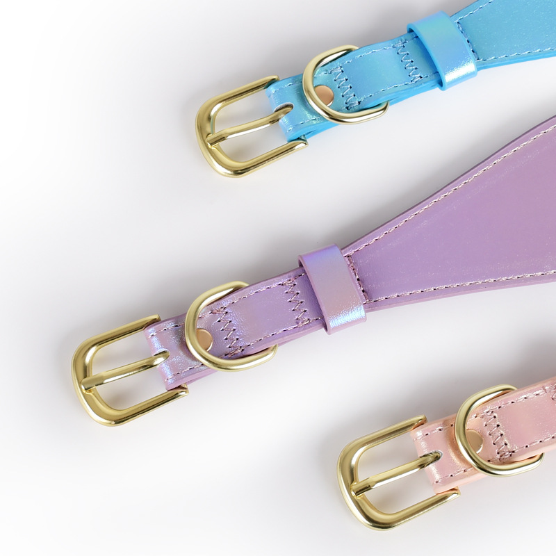 REFLECTIVE LEATHER DOG COLLAR  - Headcollar Rope Set review and price