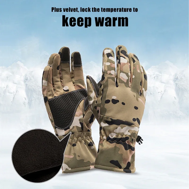 Winter Waterproof Camouflage H - Outdoor Sport Gloves review and price