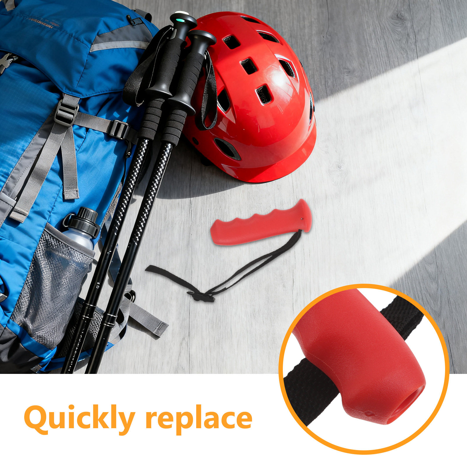 Red Cane Handle Grip Replaceme - Outdoor Sport Gloves review and price