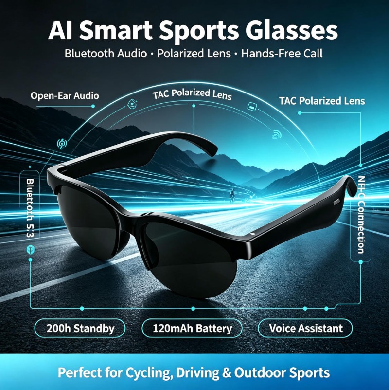 Smart Sports Glasses Open Ear  - Outdoor Sport Glasses review and price