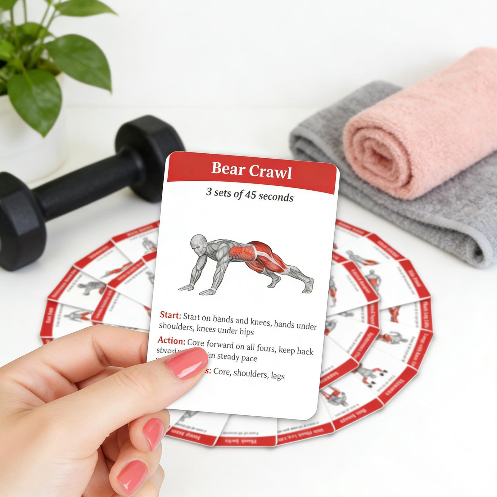 36pcs Fitness Cards Comprehens - Outdoor Sport Jas review and price