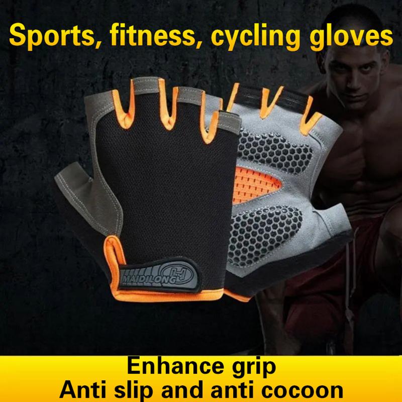 Unisex Half Finger Cycling Glo - Outdoor Sport Gloves review and price
