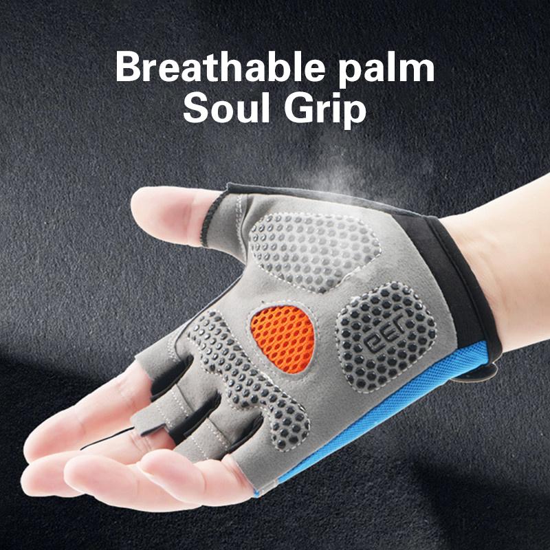 Unisex Half Finger Cycling Glo - Outdoor Sport Gloves review and price