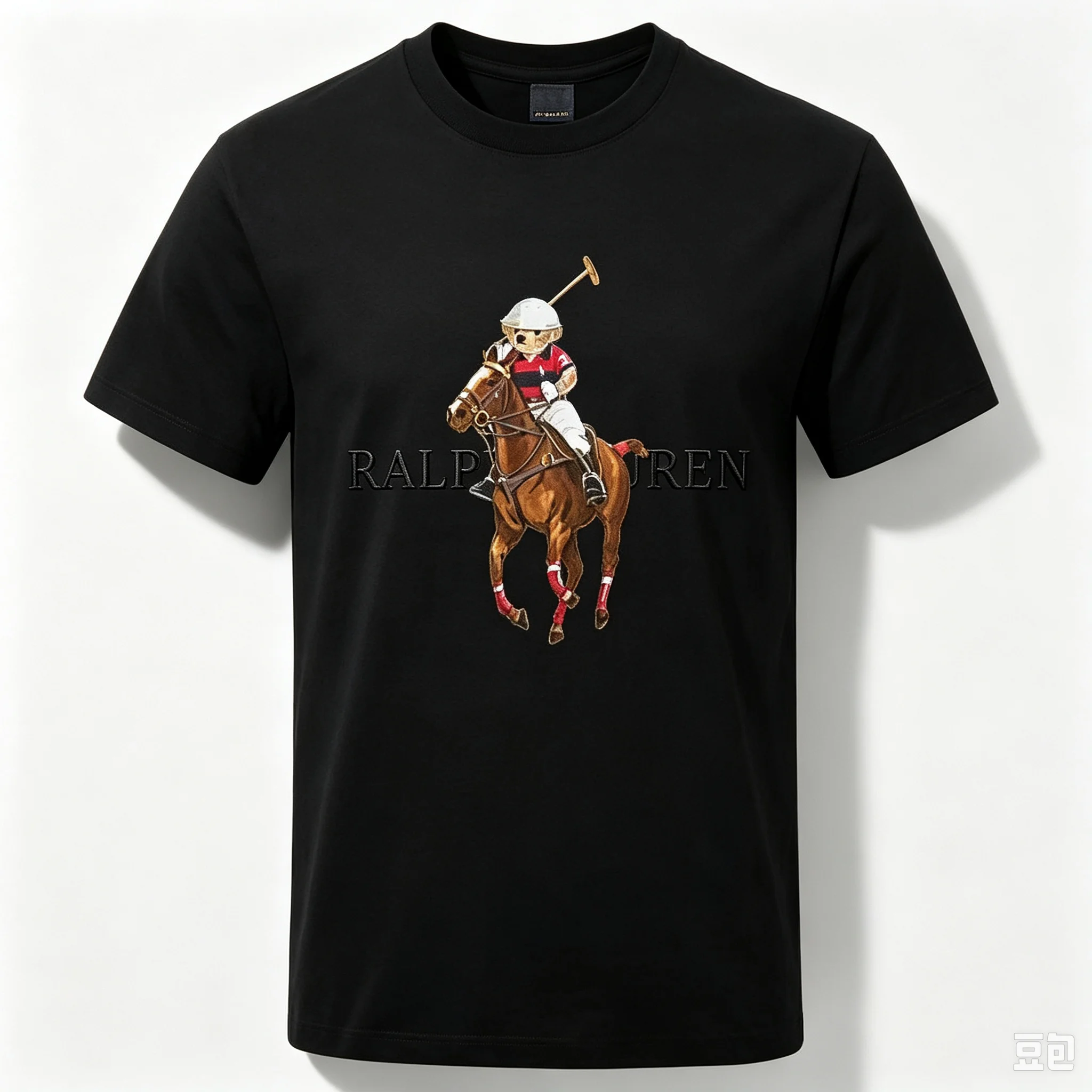 2026 Black Embroidered Equestr - Polo Shirt Equestrian review and price